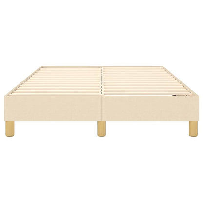 Struttura Letto a Rete a Molle Crema 120x200 cm Tessuto