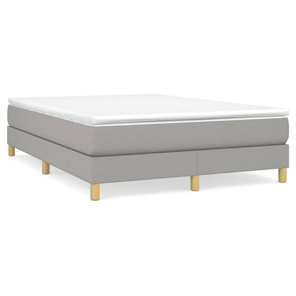 Struttura Letto a Rete a Molle Grigio Chiaro 140x190 cm Tessuto | homemem39