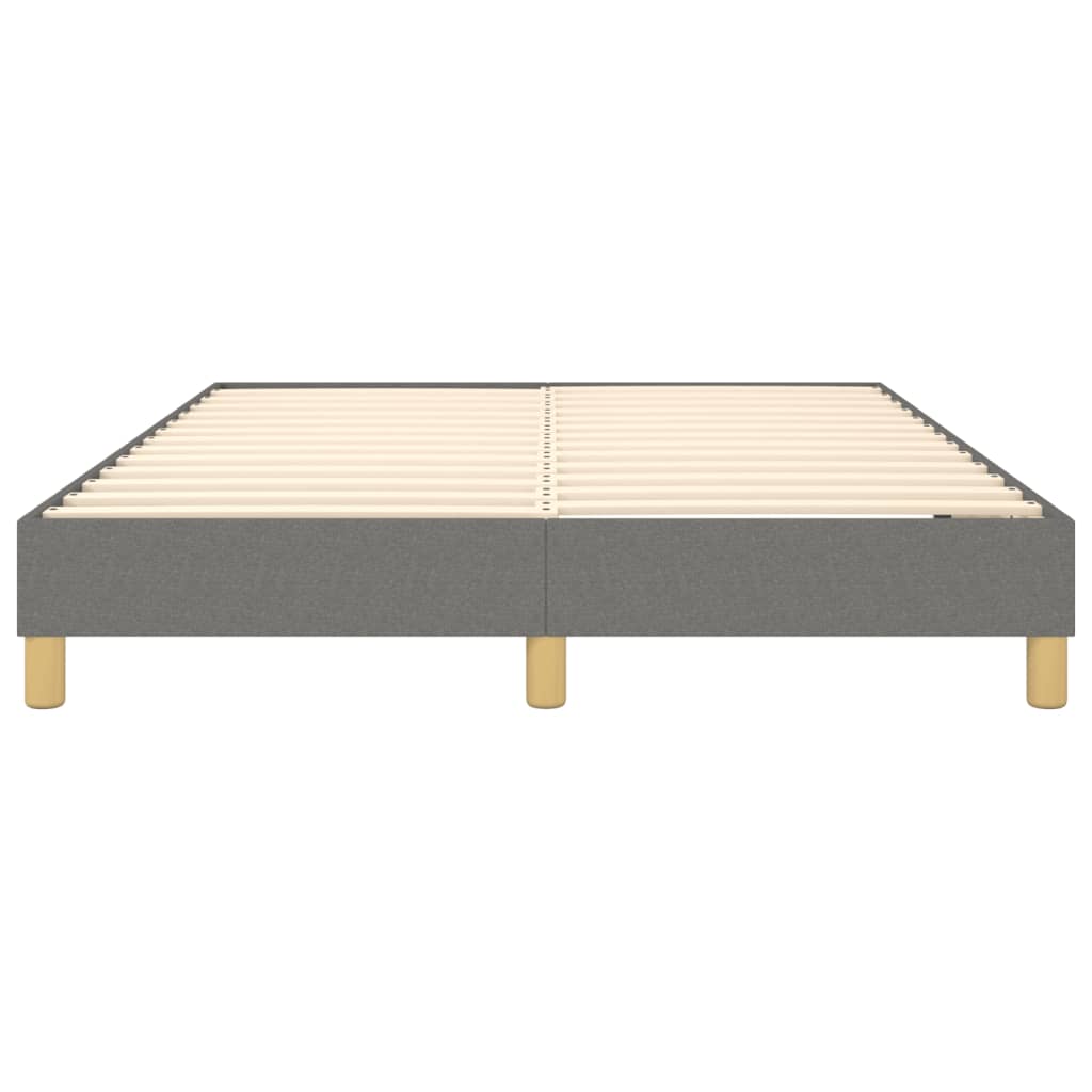 Struttura Letto a Rete a Molle Grigio Scuro 140x190 cm Tessuto | homemem39