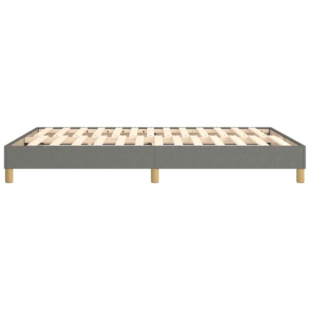 Struttura Letto a Rete a Molle Grigio Scuro 140x190 cm Tessuto | homemem39