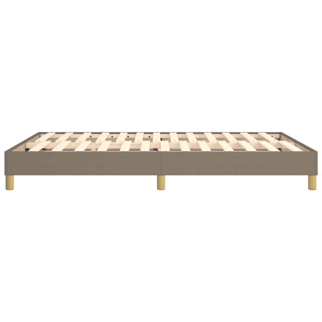 Struttura Letto a Rete a Molle Tortora 140x190 cm in Tessuto | homemem39