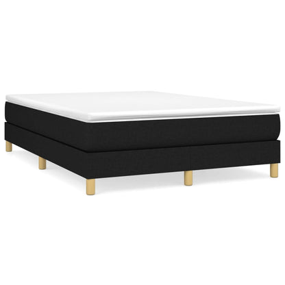 Struttura Letto a Rete a Molle Nero 140x200 cm in Tessuto | homemem39