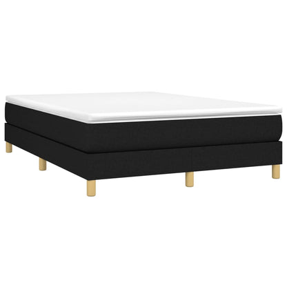 Struttura Letto a Rete a Molle Nero 140x200 cm in Tessuto | homemem39