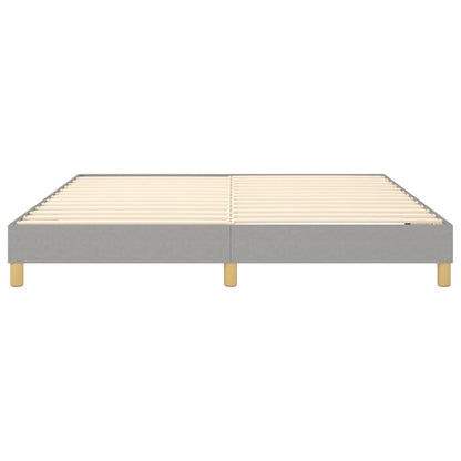 Struttura Letto a Rete a Molle Grigio Chiaro 160x200 cm Tessuto | homemem39