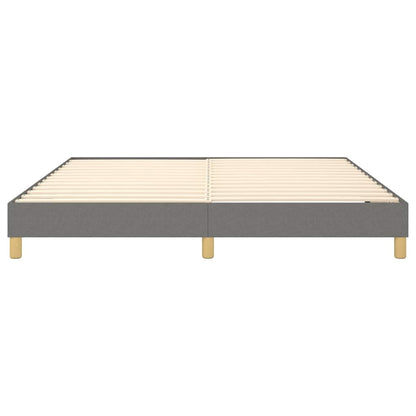 Struttura Letto a Rete a Molle Grigio Scuro 160x200 cm Tessuto