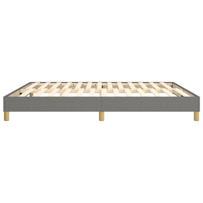 Struttura Letto a Rete a Molle Grigio Scuro 160x200 cm Tessuto | homemem39