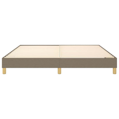Struttura Letto a Rete a Molle Tortora 160x200 cm in Tessuto