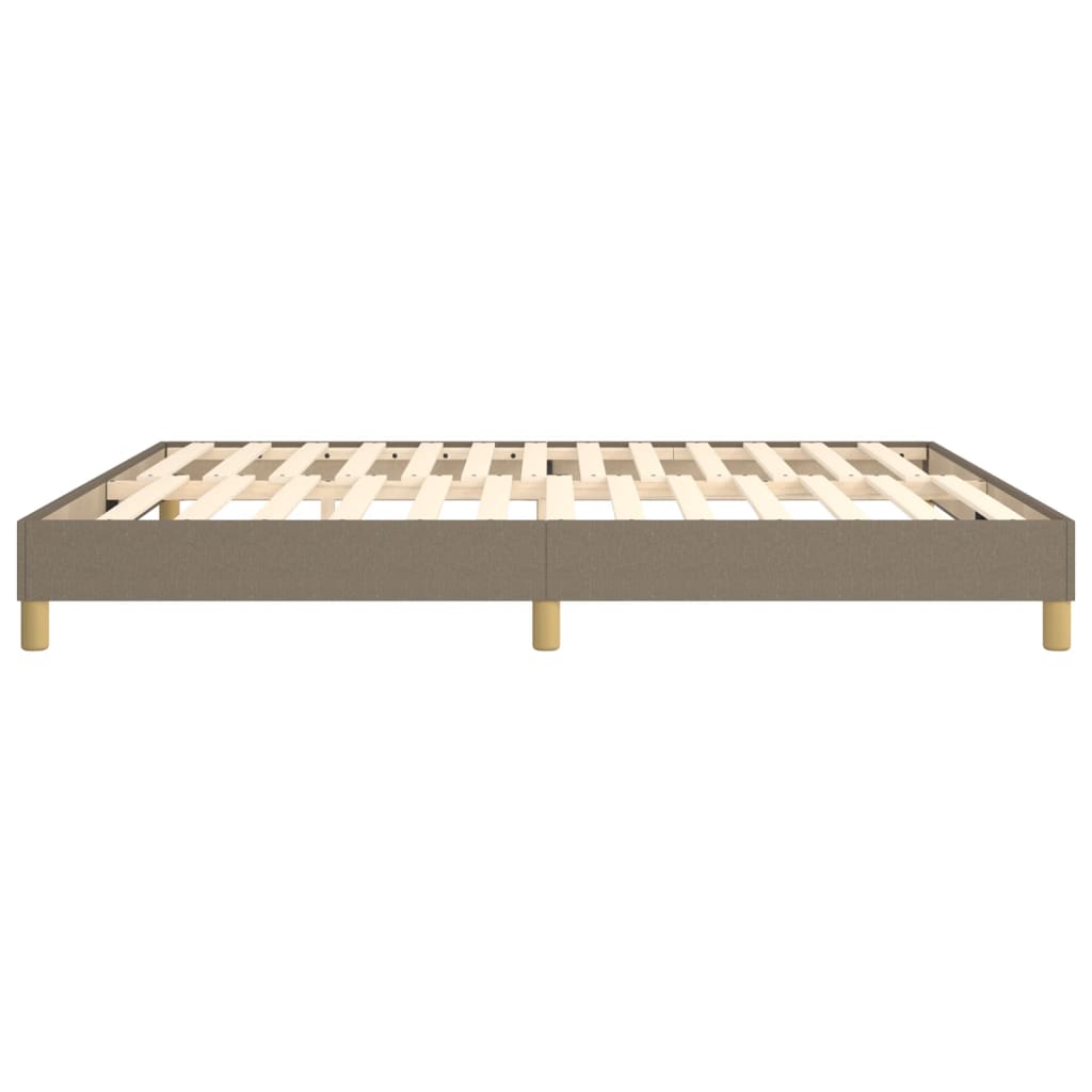 Struttura Letto a Rete a Molle Tortora 160x200 cm in Tessuto | homemem39