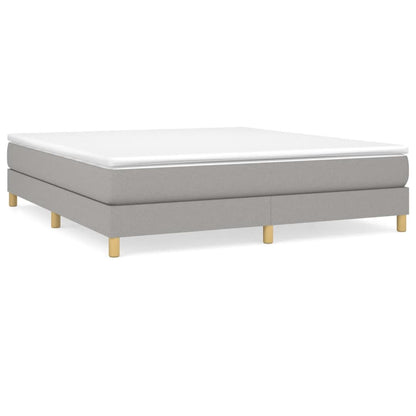 Struttura Letto a Rete a Molle Grigio Chiaro 180x200 cm Tessuto | homemem39