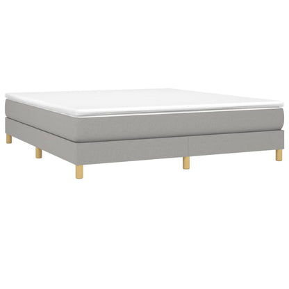 Struttura Letto a Rete a Molle Grigio Chiaro 180x200 cm Tessuto | homemem39
