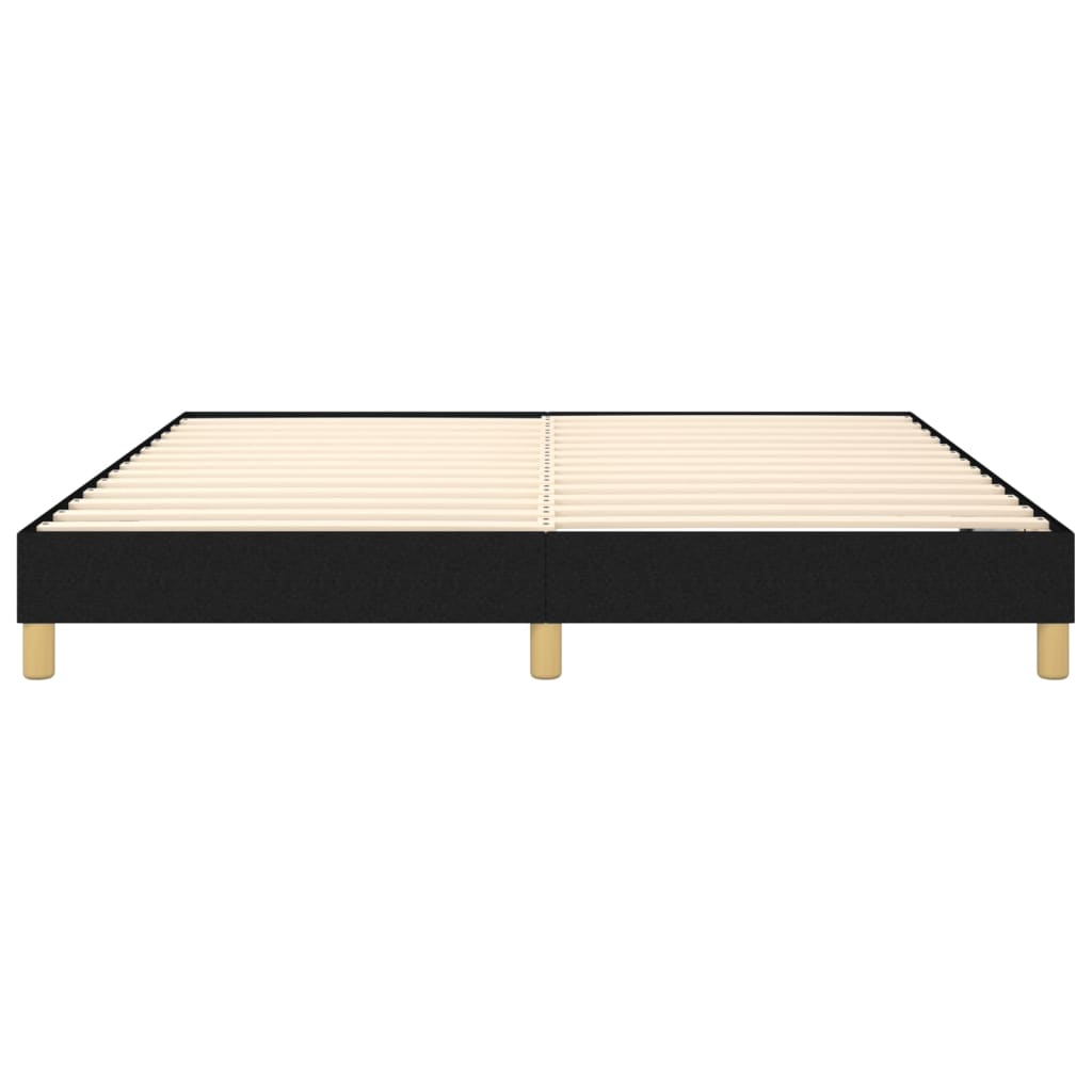 Struttura Letto a Rete a Molle Nero 180x200 cm in Tessuto | homemem39