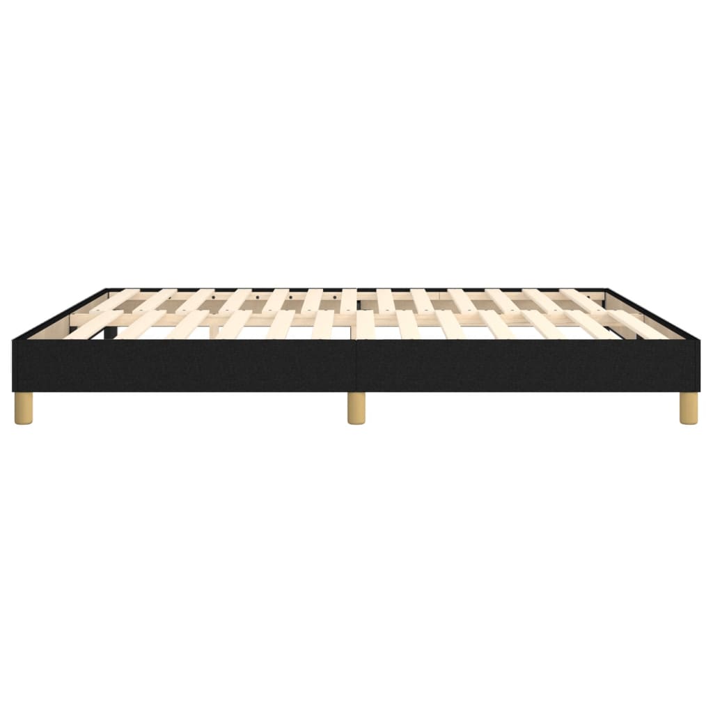 Struttura Letto a Rete a Molle Nero 180x200 cm in Tessuto | homemem39