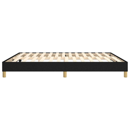 Struttura Letto a Rete a Molle Nero 180x200 cm in Tessuto | homemem39