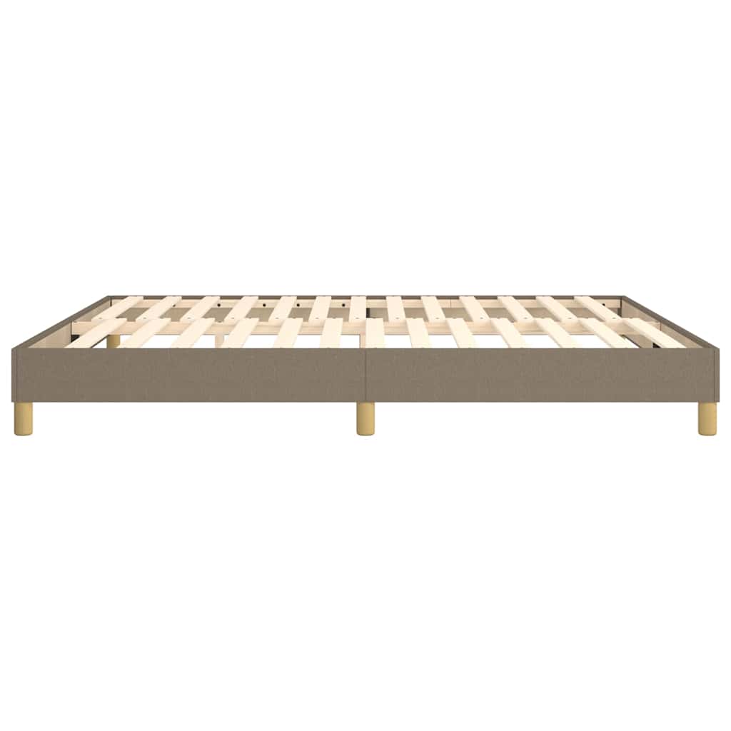 Struttura Letto a Rete a Molle Tortora 180x200 cm in Tessuto