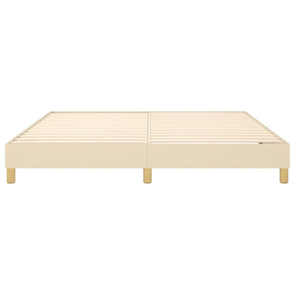 Struttura Letto a Rete a Molle Crema 180x200 cm in Tessuto | homemem39