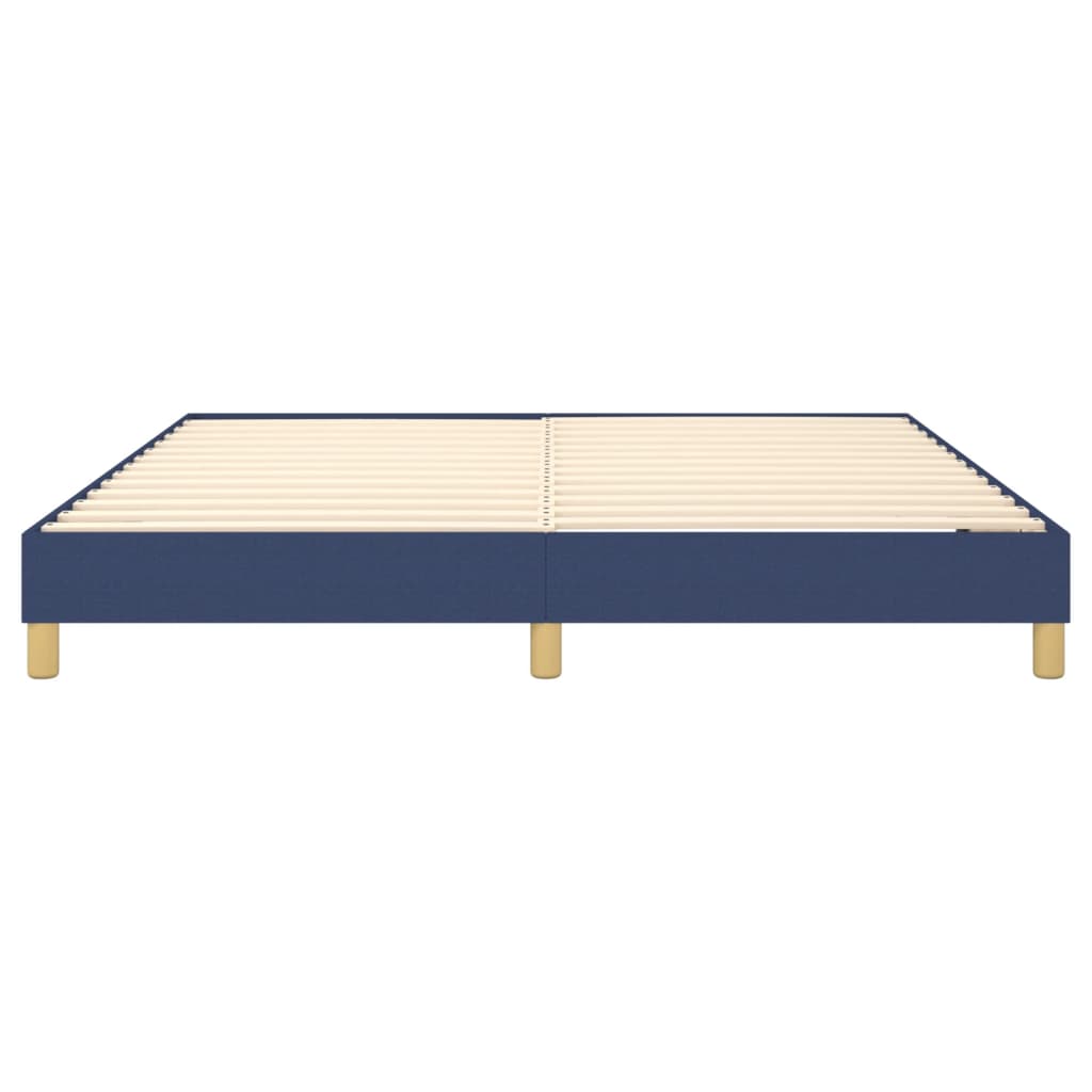 Struttura Letto a Rete a Molle Blu 180x200 cm in Tessuto | homemem39