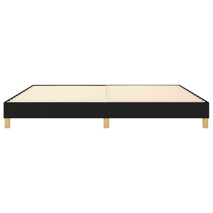 Struttura Letto a Rete a Molle Nero 200x200 cm in Tessuto | homemem39