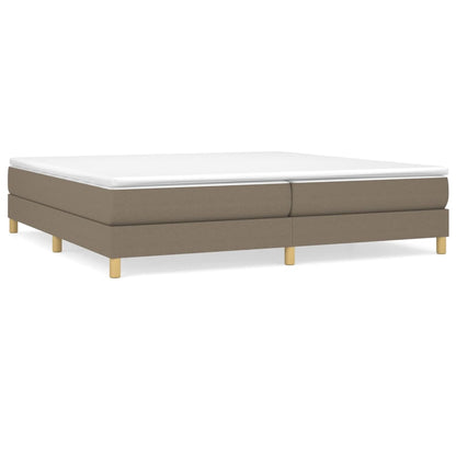 Struttura Letto a Rete a Molle Tortora 200x200 cm in Tessuto | homemem39