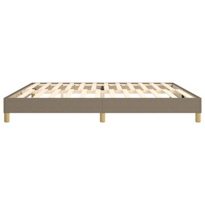 Struttura Letto a Rete a Molle Tortora 200x200 cm in Tessuto | homemem39