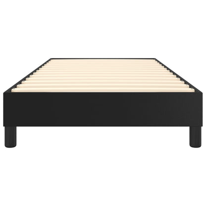 Struttura Letto a Rete a Molle Nero 80x200 cm in Similpelle | homemem39