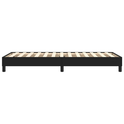 Struttura Letto a Rete a Molle Nero 80x200 cm in Similpelle | homemem39