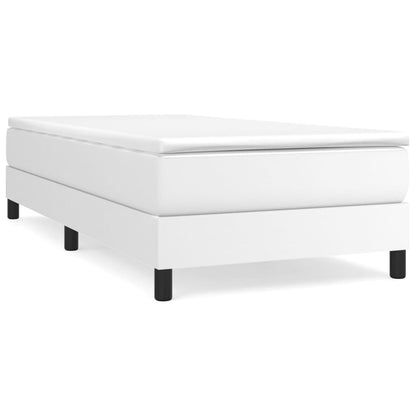 Struttura Letto a Rete a Molle Bianco 80x200 cm in Similpelle | homemem39
