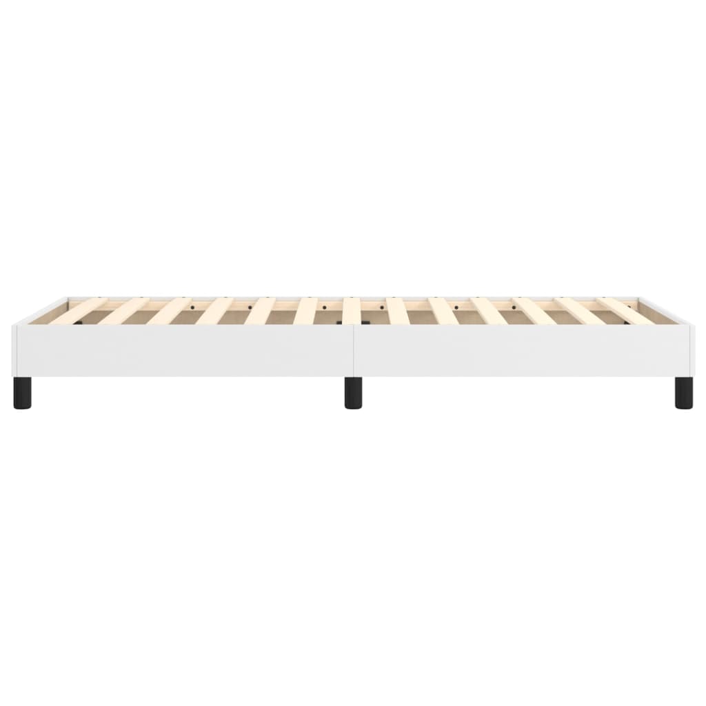 Struttura Letto a Rete a Molle Bianco 80x200 cm in Similpelle | homemem39