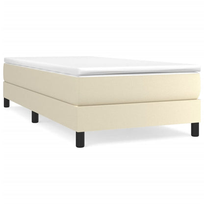 Struttura Letto a Rete a Molle Crema 80x200 cm in Similpelle | homemem39