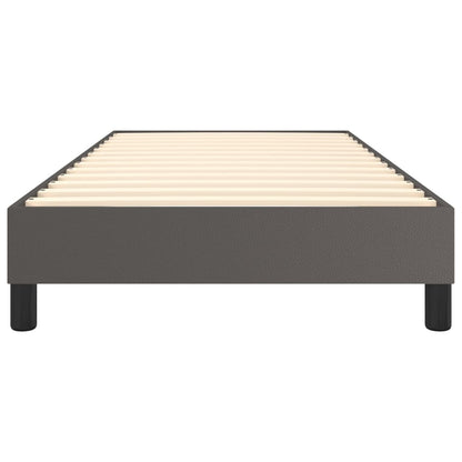 Struttura Letto a Rete a Molle Grigio 80x200 cm in Similpelle | homemem39