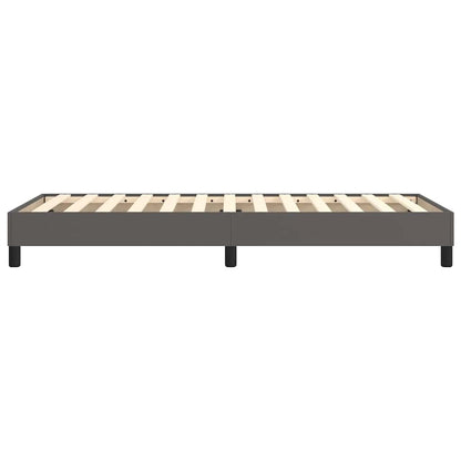 Struttura Letto a Rete a Molle Grigio 80x200 cm in Similpelle | homemem39