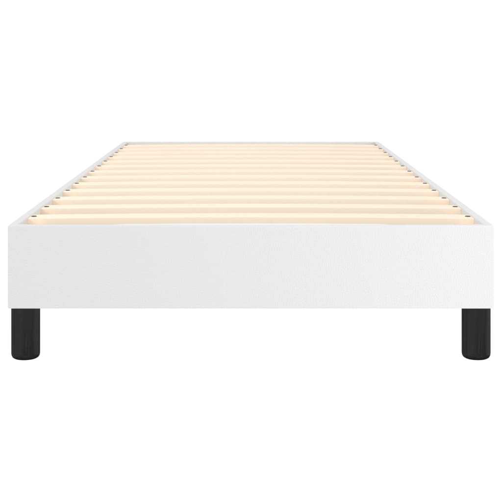 Struttura Letto a Rete a Molle Bianco 90x190 cm in Similpelle | homemem39
