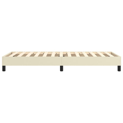 Struttura Letto a Rete a Molle Crema 90x190 cm in Similpelle | homemem39