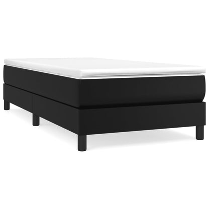 Struttura Letto a Rete a Molle Nero 90x200 cm in Similpelle | homemem39