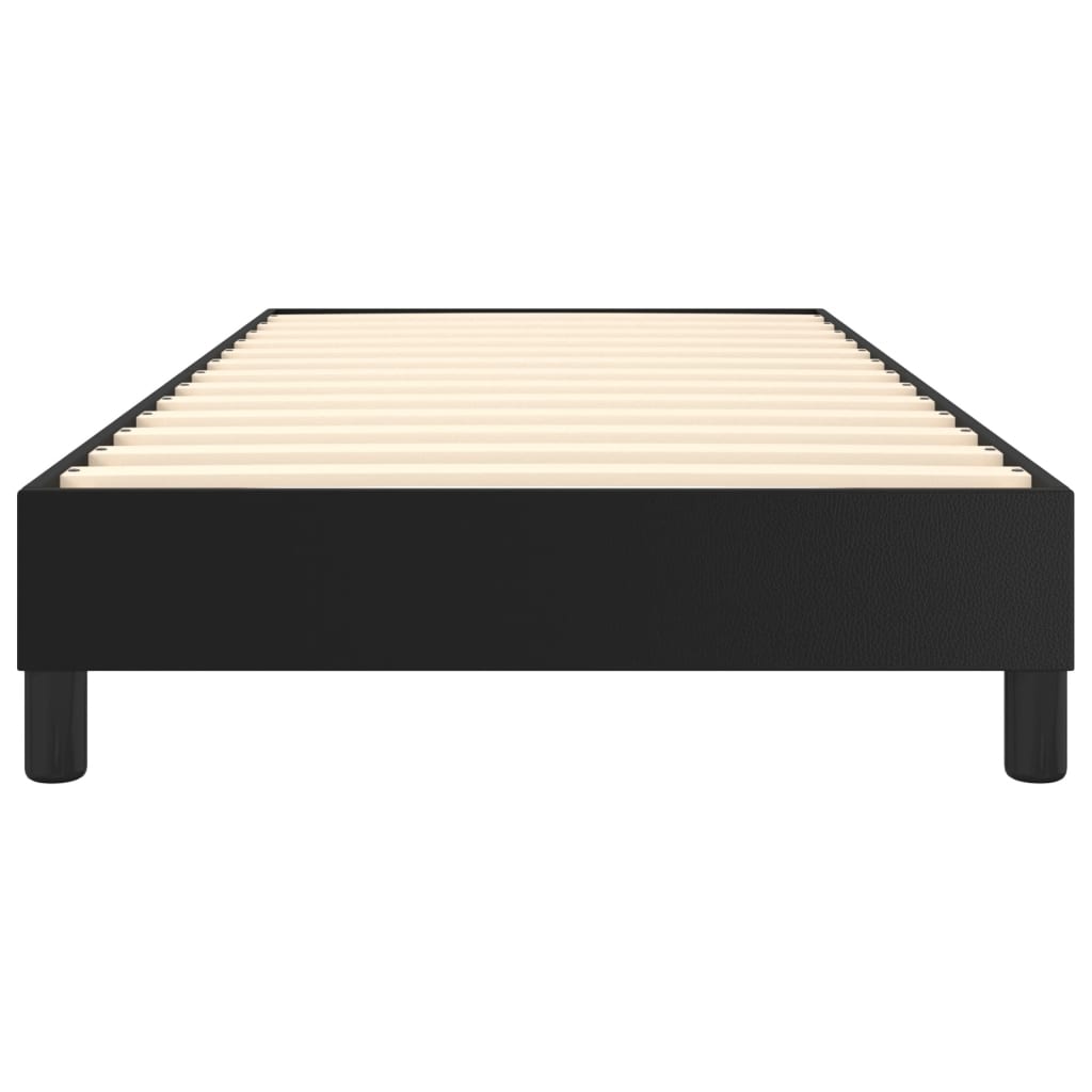 Struttura Letto a Rete a Molle Nero 90x200 cm in Similpelle | homemem39