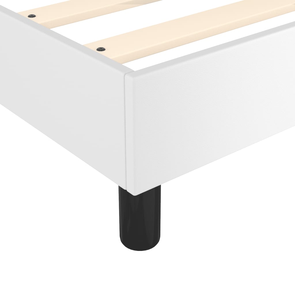 Struttura Letto a Rete a Molle Bianco 90x200 cm in Similpelle | homemem39