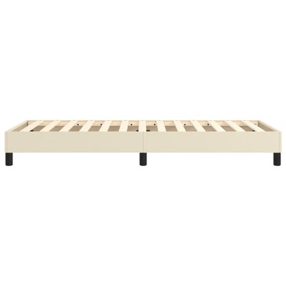 Struttura Letto a Rete a Molle Crema 90x200 cm in Similpelle | homemem39