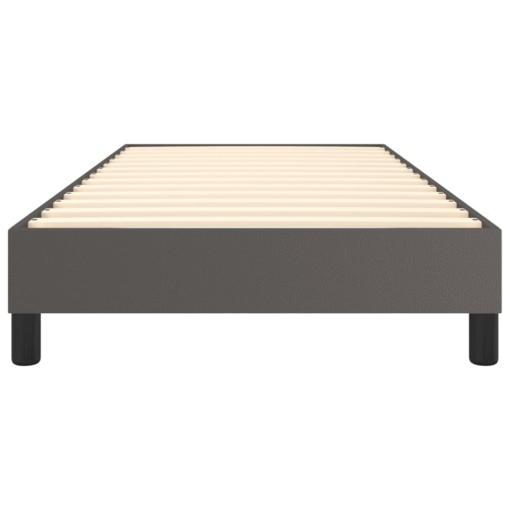 Struttura Letto a Rete a Molle Grigio 90x200 cm in Similpelle | homemem39