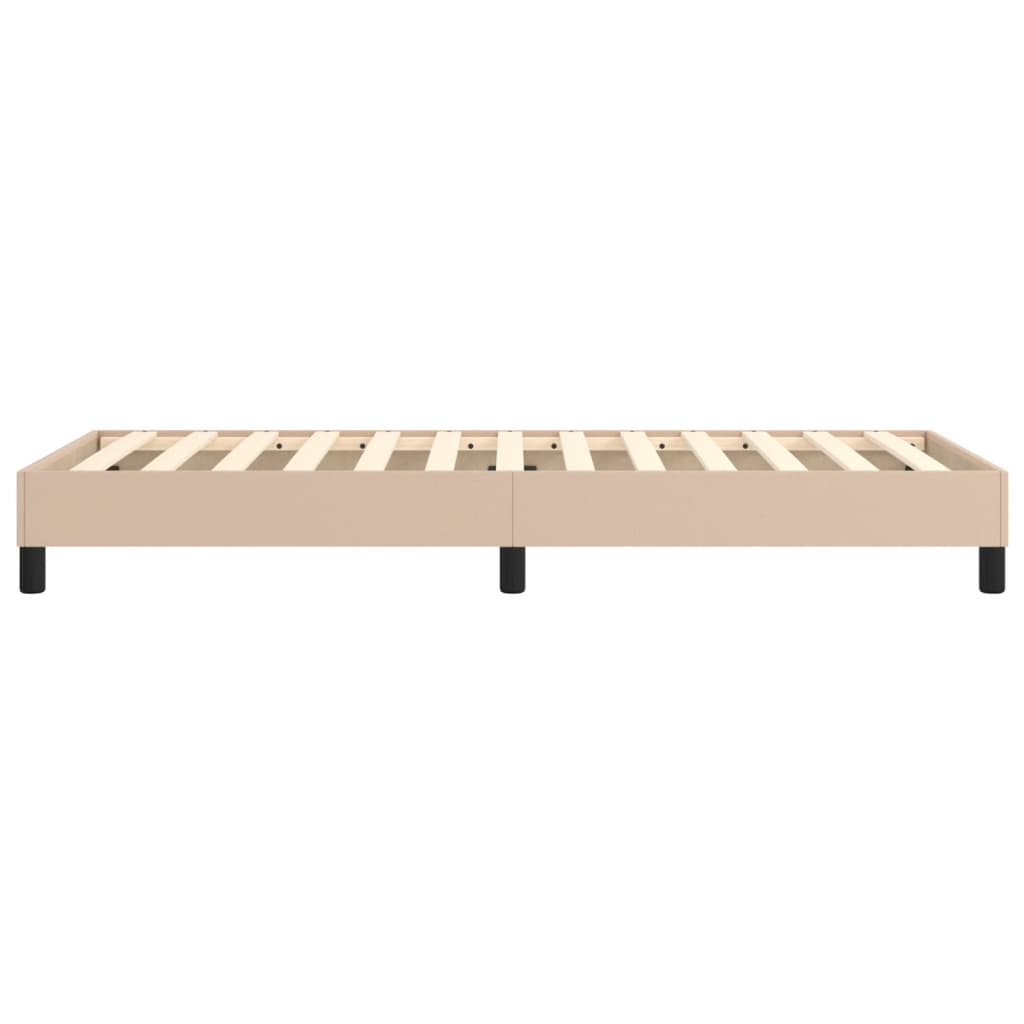 Struttura Letto a Rete a Molle Cappuccino 90x200 cm in Similpelle | homemem39