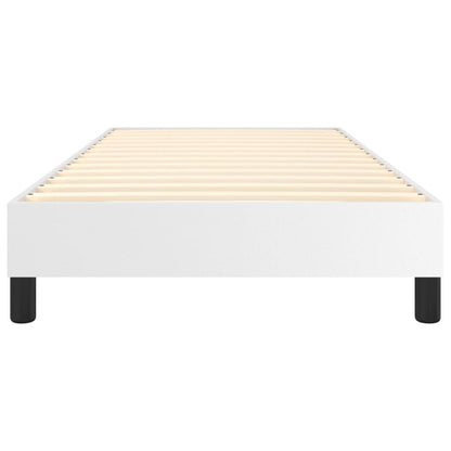 Struttura Letto a Rete a Molle Bianco 100x200 cm in Similpelle | homemem39
