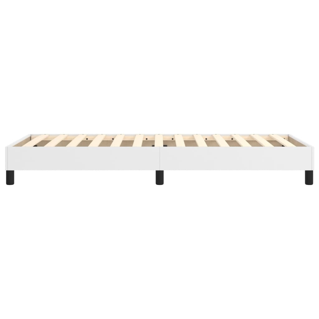 Struttura Letto a Rete a Molle Bianco 100x200 cm in Similpelle | homemem39
