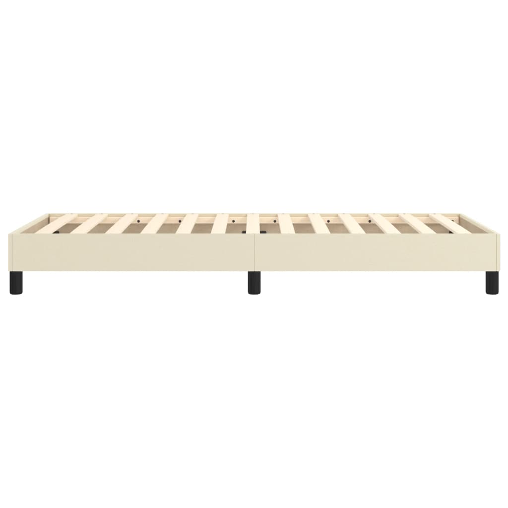 Struttura Letto a Rete a Molle Crema 100x200 cm in Similpelle | homemem39