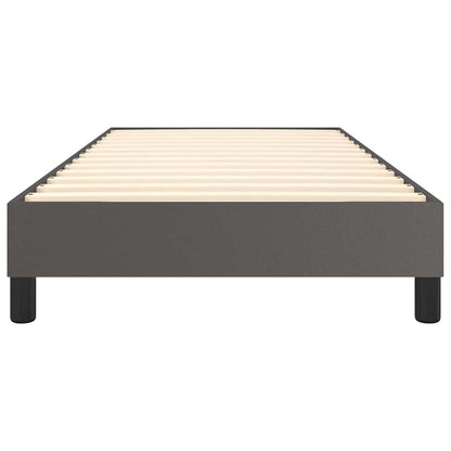 Struttura Letto a Rete a Molle Grigio 100x200 cm in Similpelle
