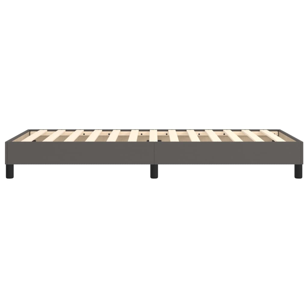 Struttura Letto a Rete a Molle Grigio 100x200 cm in Similpelle | homemem39