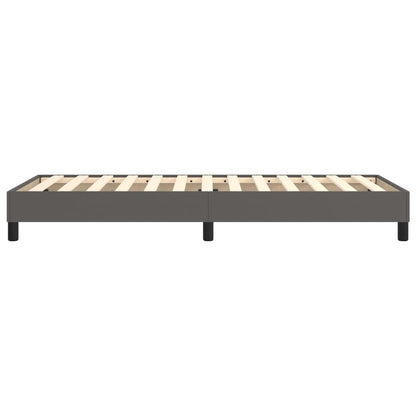 Struttura Letto a Rete a Molle Grigio 100x200 cm in Similpelle | homemem39