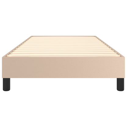 Struttura Letto a Rete a Molle Cappuccino 100x200 cm in Similpelle | homemem39