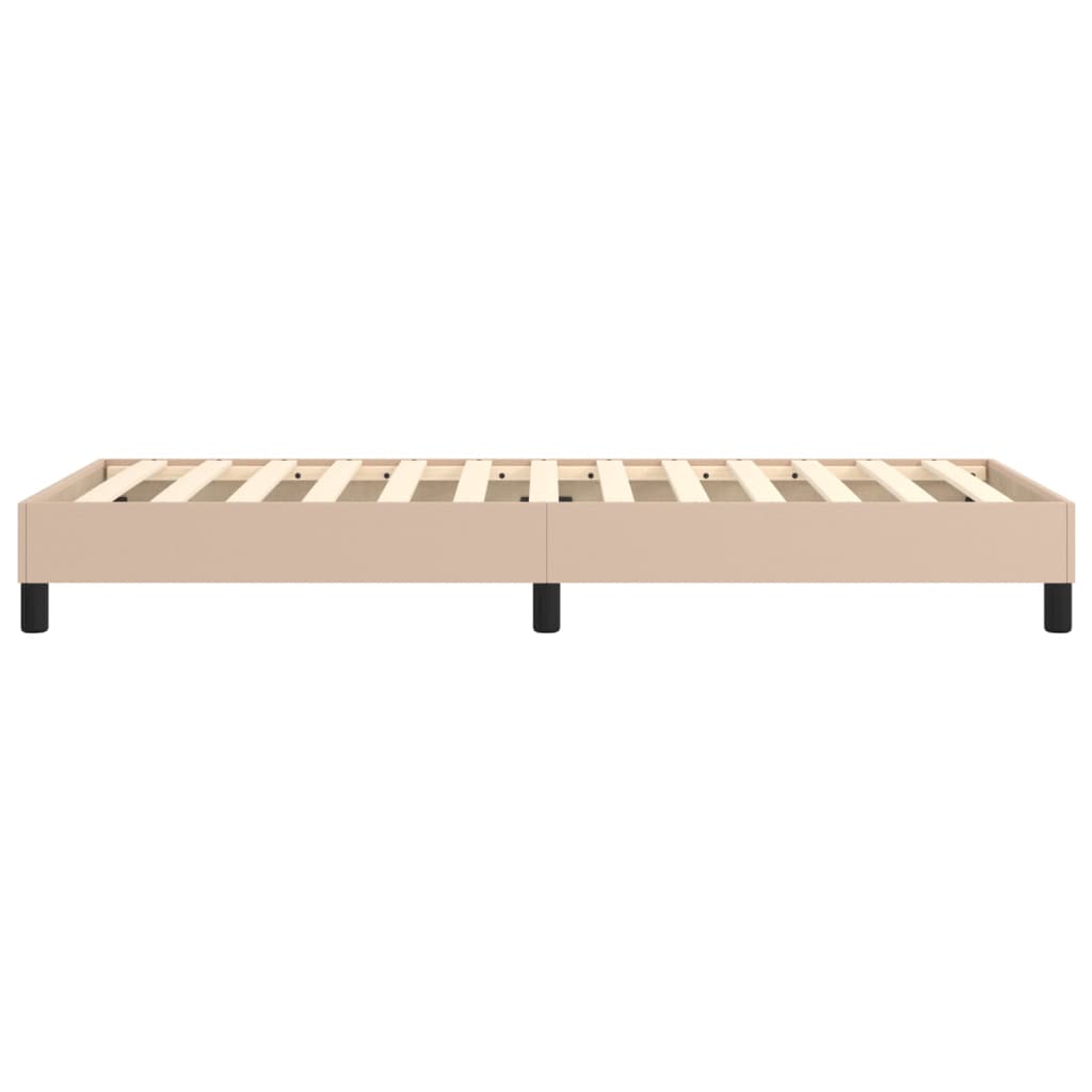 Struttura Letto a Rete a Molle Cappuccino 100x200 cm in Similpelle | homemem39