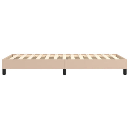 Struttura Letto a Rete a Molle Cappuccino 100x200 cm in Similpelle | homemem39