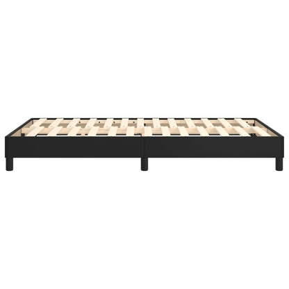 Struttura Letto a Rete a Molle Nero 120x200 cm in Similpelle | homemem39
