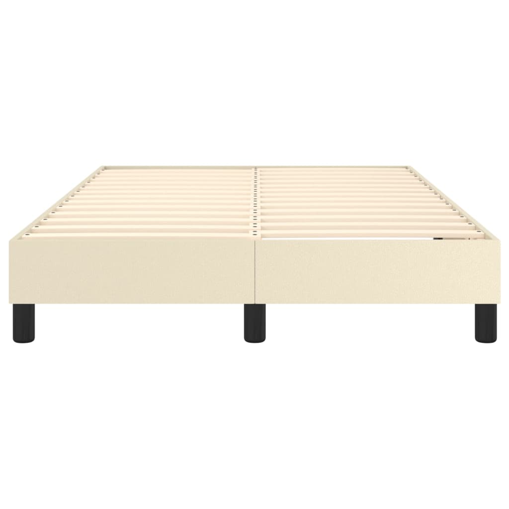Struttura Letto a Rete a Molle Crema 120x200 cm in Similpelle | homemem39