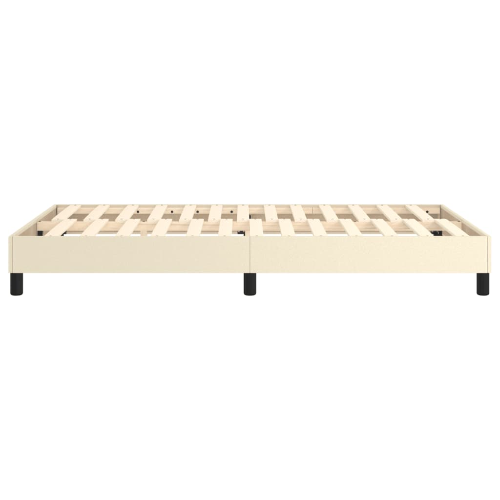 Struttura Letto a Rete a Molle Crema 120x200 cm in Similpelle | homemem39